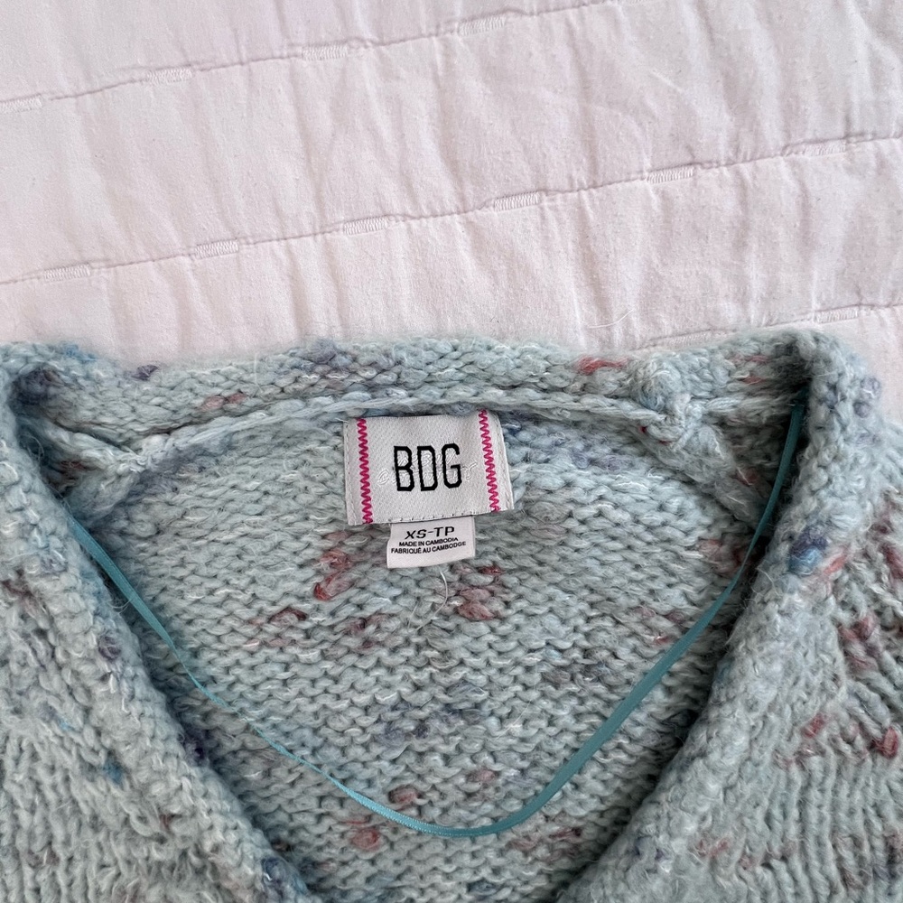 BDG Urban Outfitters Ryleigh Pullover Sweater NWOT oversize Size XS - Picture 3 of 10